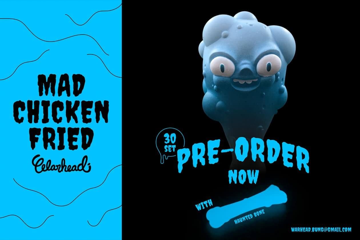 mad chicken fried with haunted bone blue gid edition by warhead