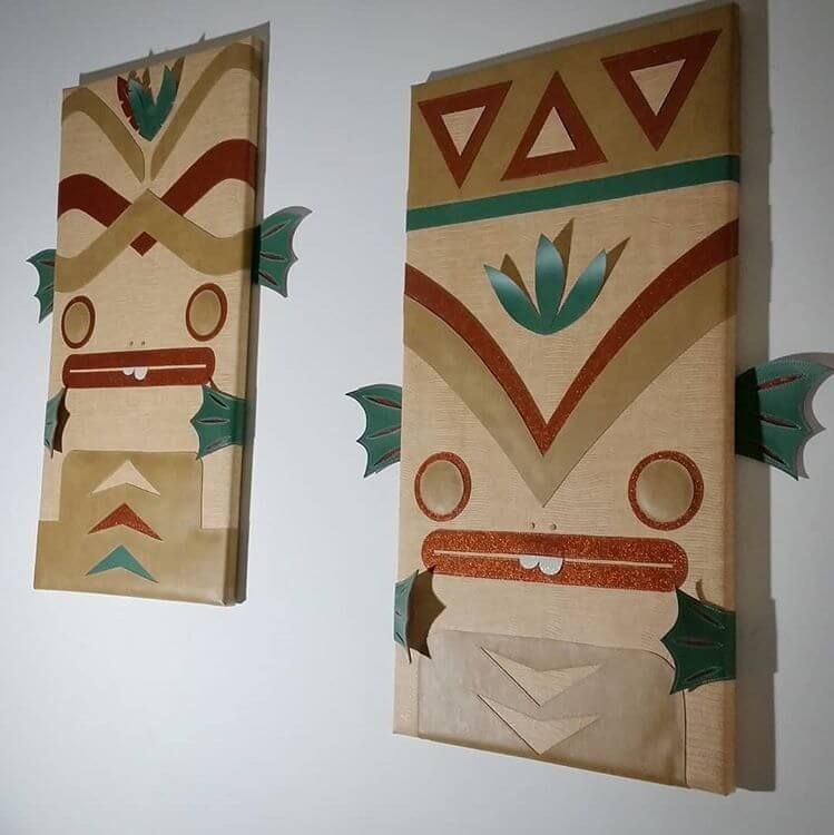 Tiki-Swamp Wall Pieces