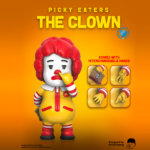 picky eaters: the clown by po yun wang x mighty jaxx