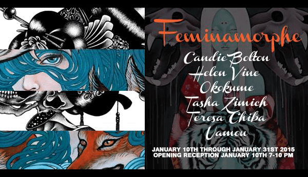 Feminamorphe Art Show Flyer Tasha Zimich