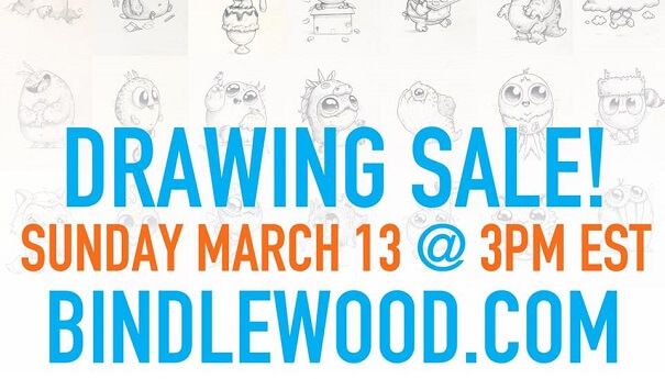 Drawing sale Chris Ryniak morning scribbles