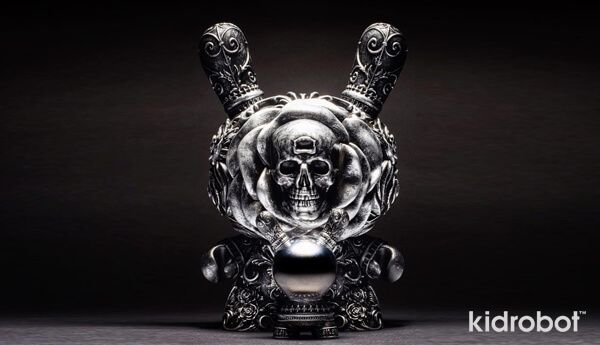 SILVER Clairvoyant Dunny By JRYU x Kidrobot TTC