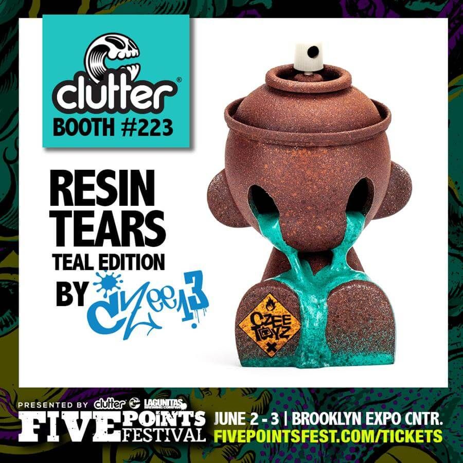 resin-tears-teal-czee13-clutter-five-points