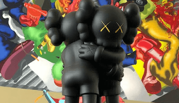 together-kaws-vinyl-black