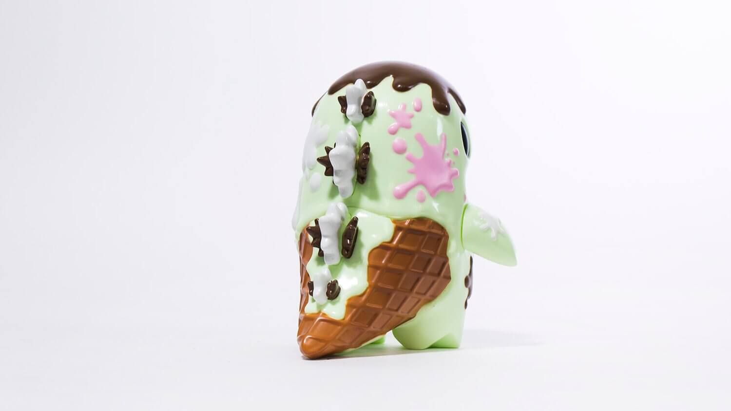 Chocolate Mint & Cookies & Cream Ice Cream Little Dino By Ziqi Monster  Little x Unbox Industries - The Toy Chronicle