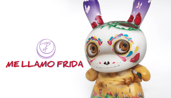 Frida Kahlo dunny Tasha Zimich-featured