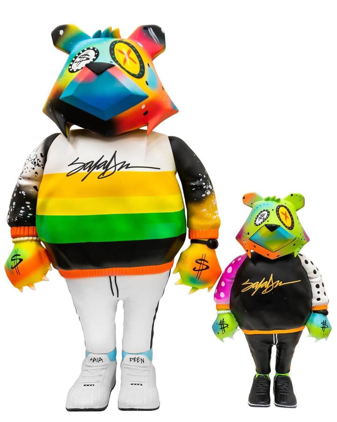 king saladeen money bear hoodie