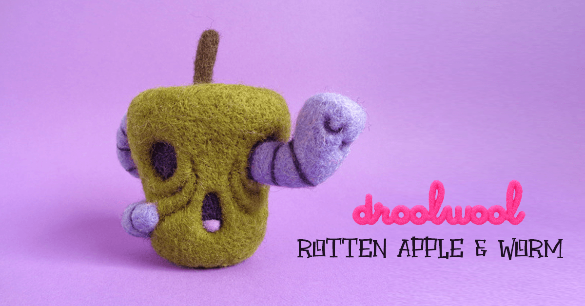 droolwool-rottenapple-worm-featured