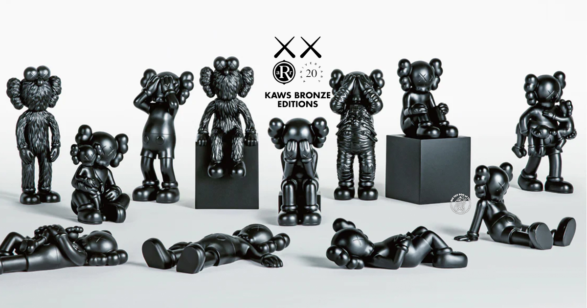 KAWS AllRightsReserved's 20th-anniversary BRONZE editions - The 