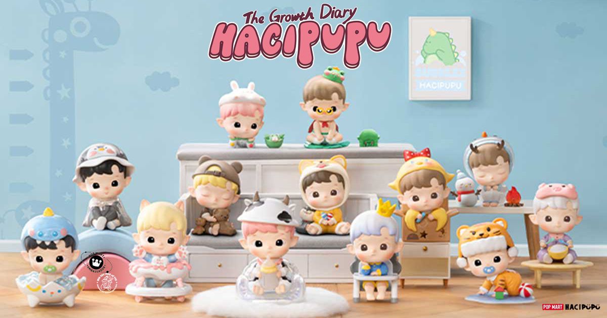 POP MART x HACIPUPU The Growth Diary Blind Box Series - The Toy Chronicle