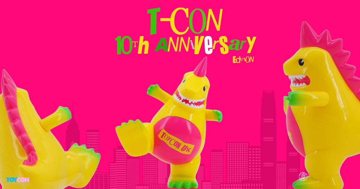 T-Con Toyconosaurus PUNK 10th Anniversary Edition By ToyCon UK x Unbox  Industries x Shingangu Online Release - The Toy Chronicle