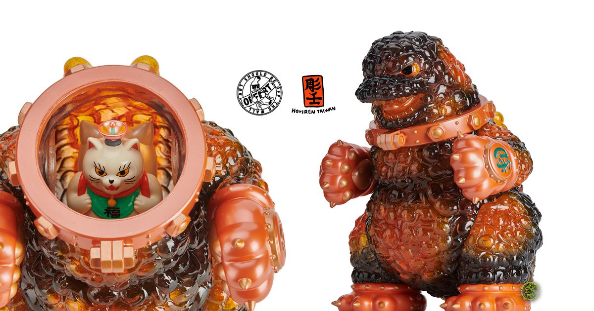 OFFART x Mr Horiren Red Flame Hundred Cats - The Toy Chronicle