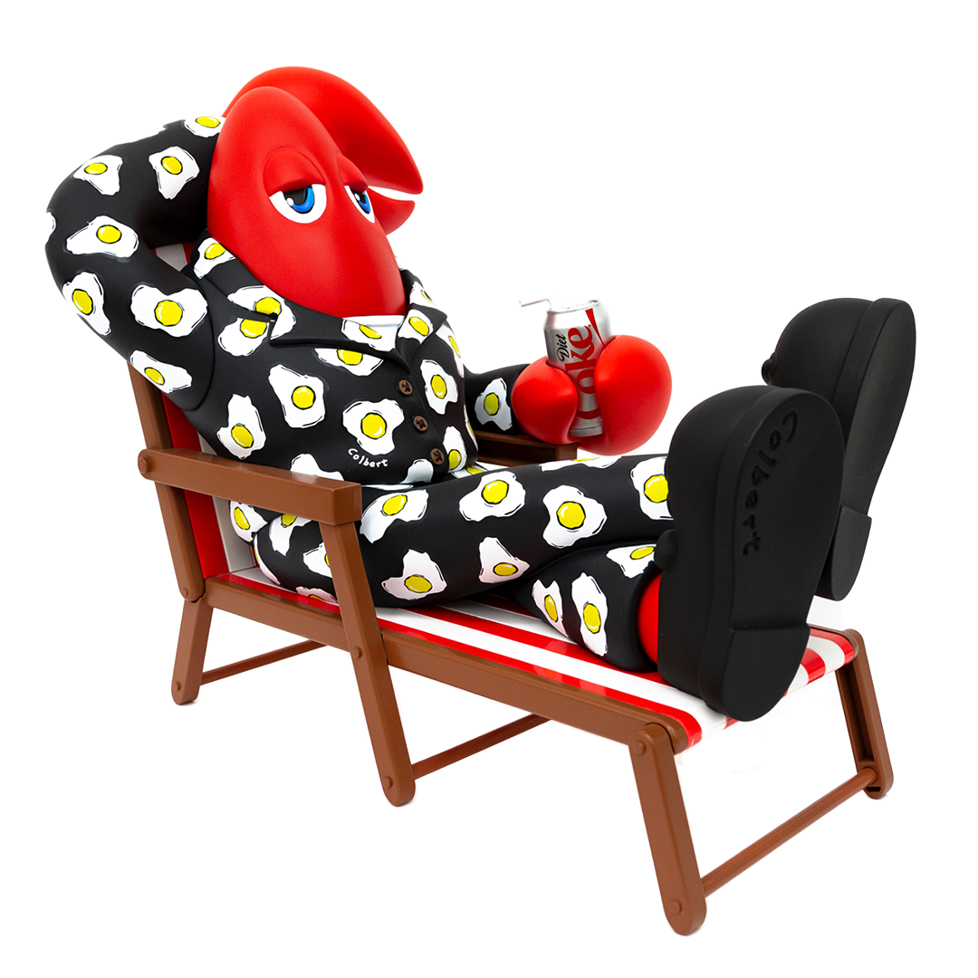Relaxing Lobster (Black Suit) SHIPPING) The - Toy Philip (FREE Colbert Chronicle by