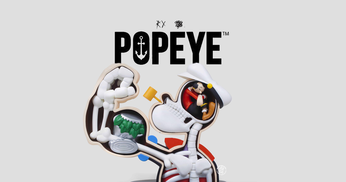 ZCWO x RX Strip Presents Popeye Anatomy - The Toy Chronicle