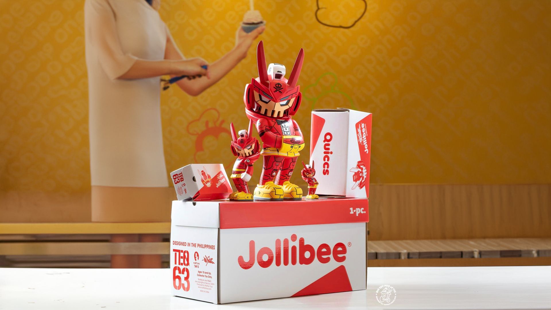 Jollibee X Quiccs Presents Jolliteq Special Edition Teq63 The Toy